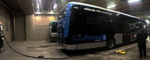 Bus électrique Personnel Averti